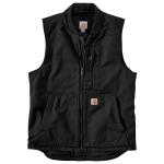 Carhartt Men's Washed Duck Insulated Rib Collar Vest - Discontinued Pricing