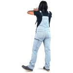 Dovetail Workwear Women's Freshley Overall - Indigo Stripe Denim