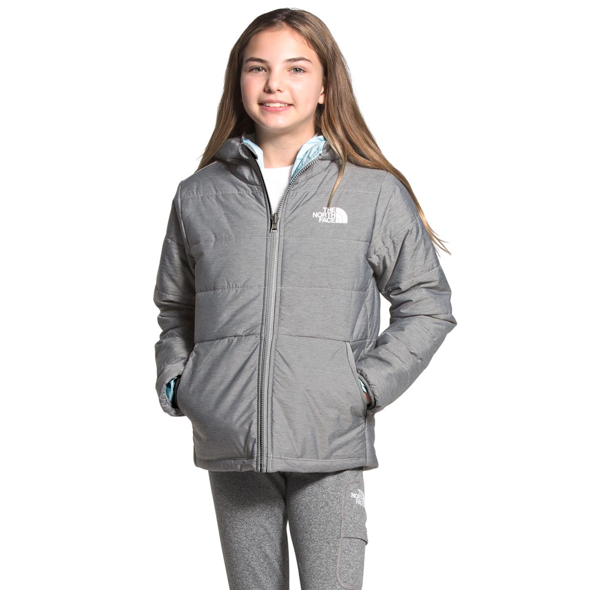 girls north face reversible