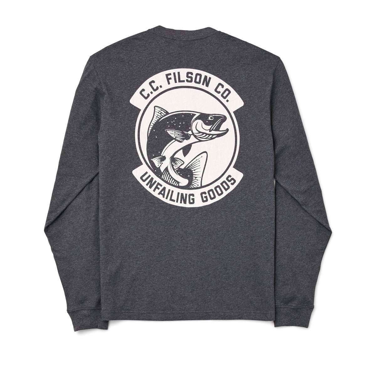 Filson Men's Long Sleeve Ranger Graphic T-Shirt - Fish