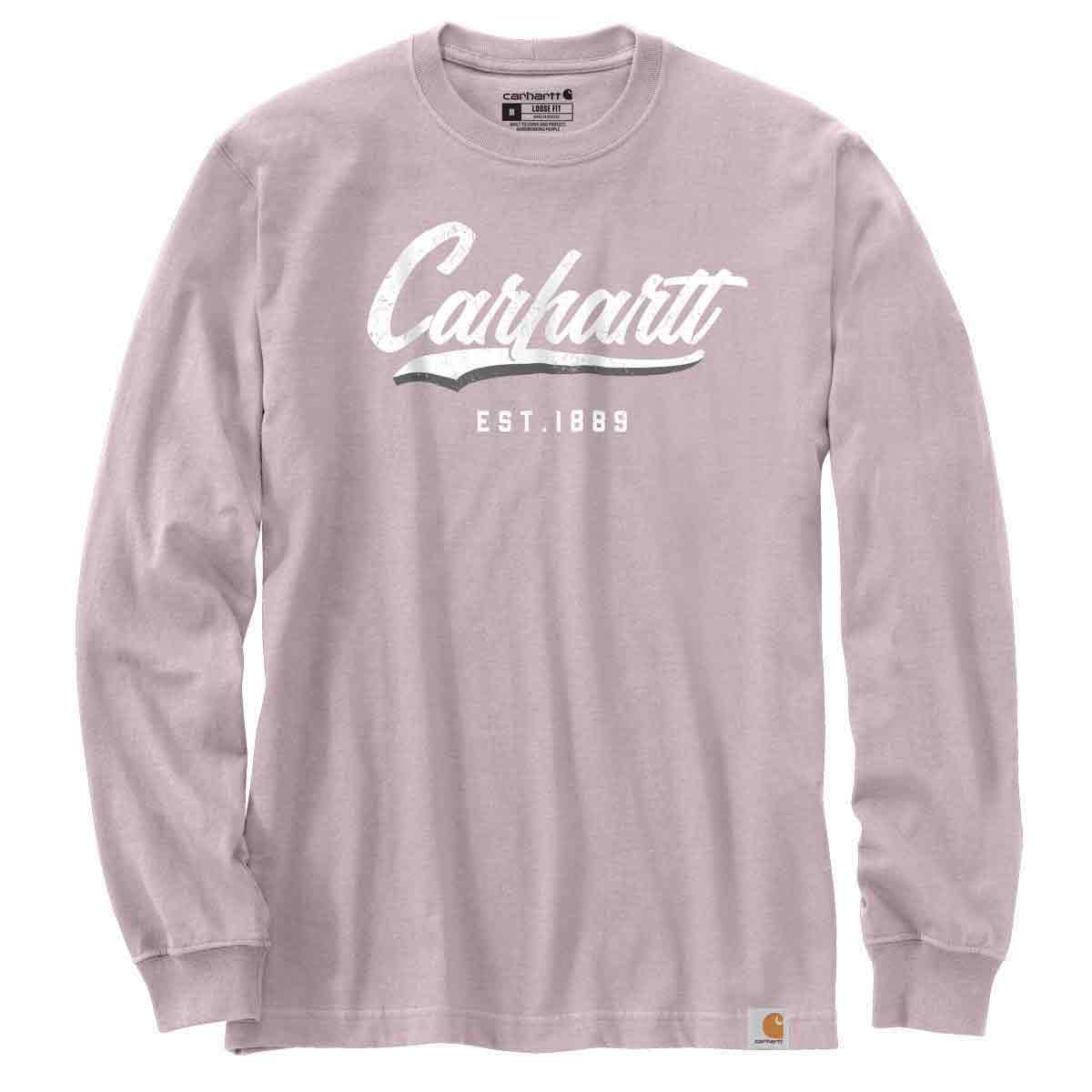 Carhartt Women's Loose Fit Heavyweight LS Hand Painted Graphic T-Shirt