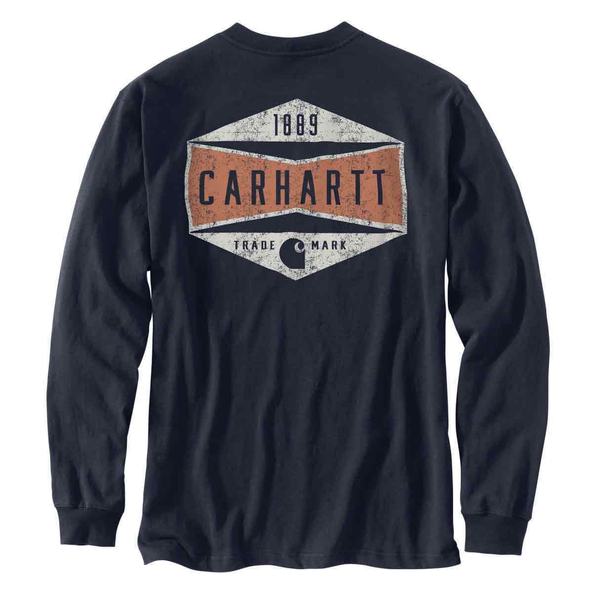 Carhartt Men's Relaxed Fit HW Sleeve Logo Graphic T-Shirt