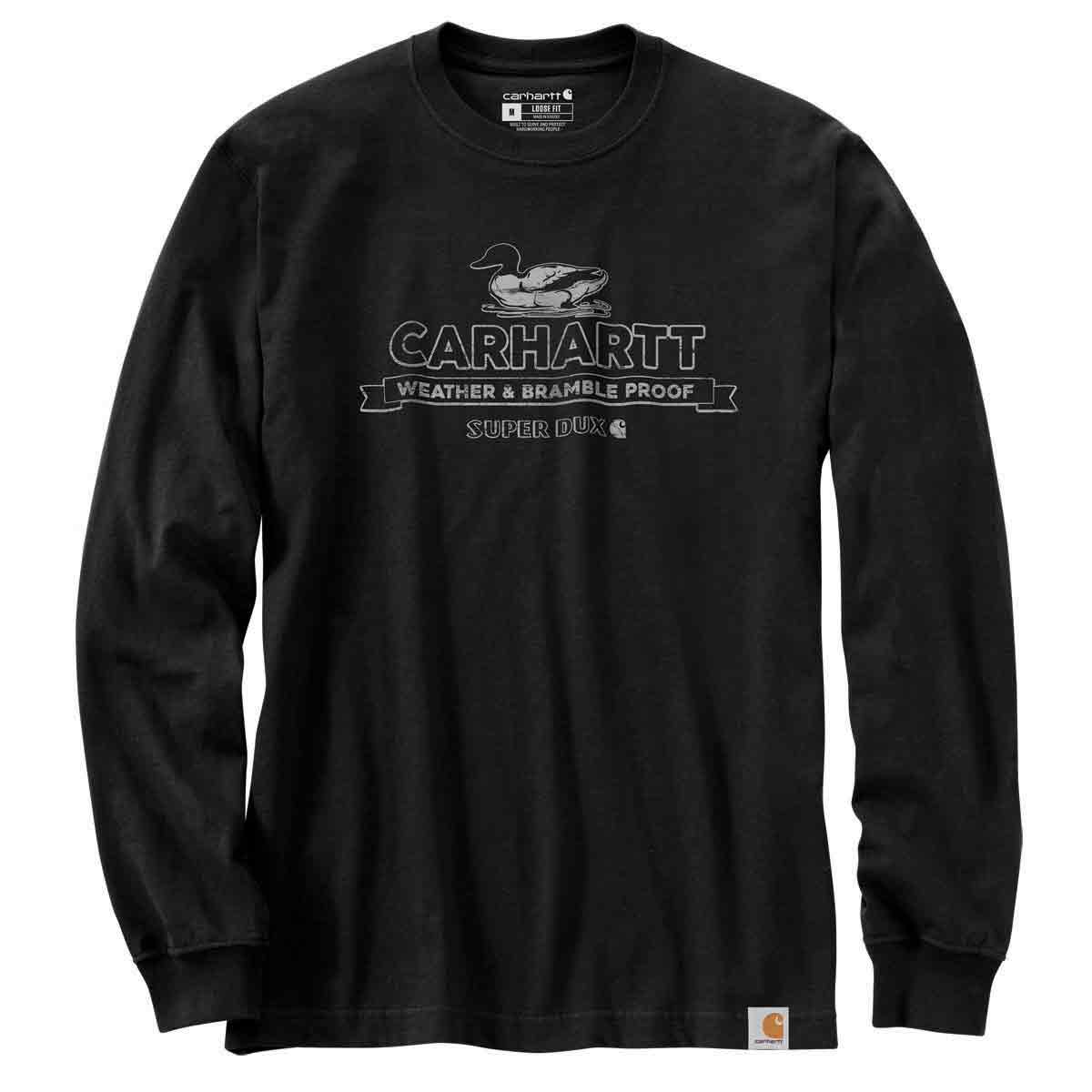 Carhartt Men's Relaxed Fit HW LS Super Dux Graphic T-Shirt