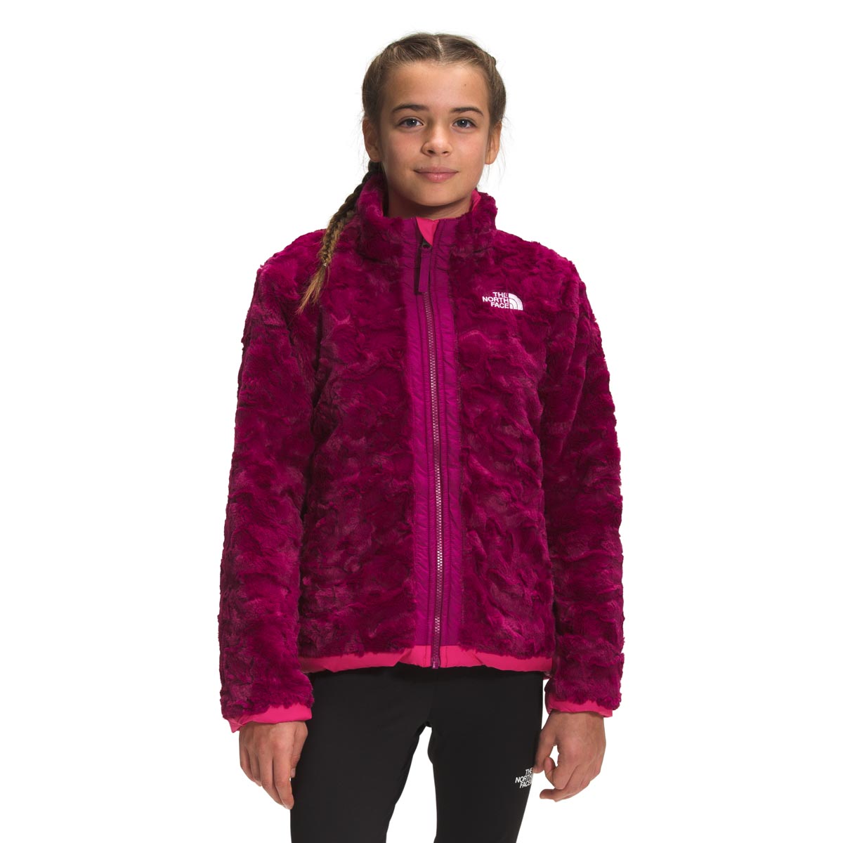 The North Face Girls' Reversible Mossbud Swirl Jacket