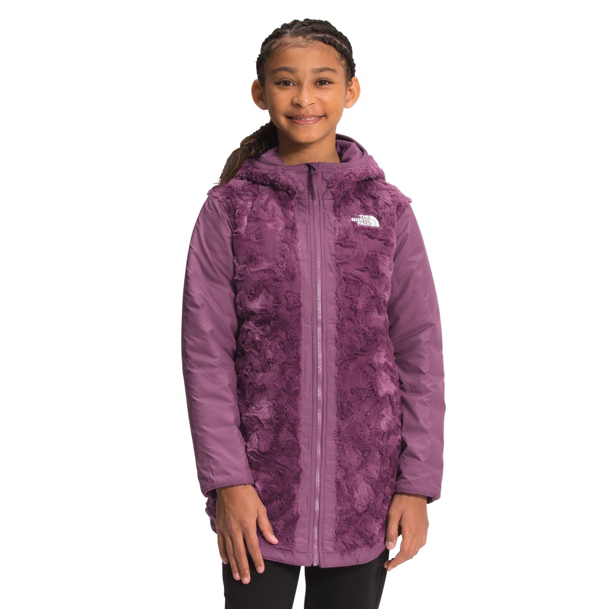 The North Face Girls' Reversible Mossbud Swirl Parka