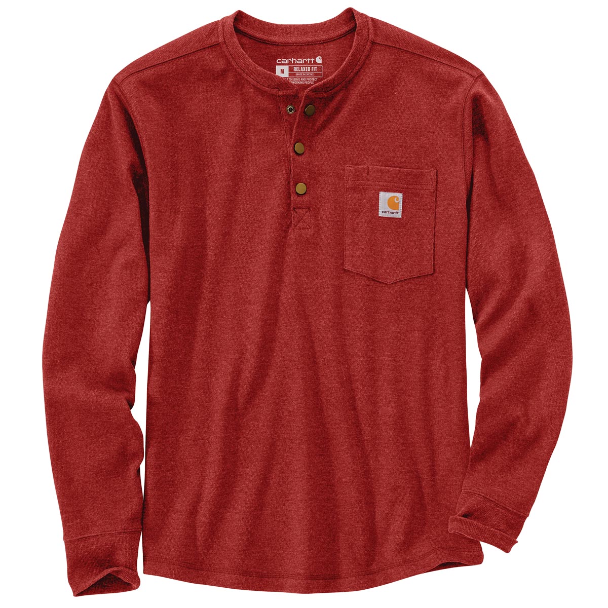 mythologie Trottoir Eenvoud Carhartt Men's Relaxed Fit Heavyweight LS Henley Pocket Thermal T-Shirt -  Discontinued Pricing