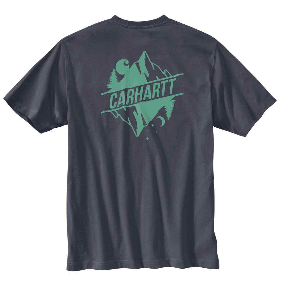Carhartt Men's Relaxed Fit Heavyweight SS Pocket Outdoor Graphic T-Shirt