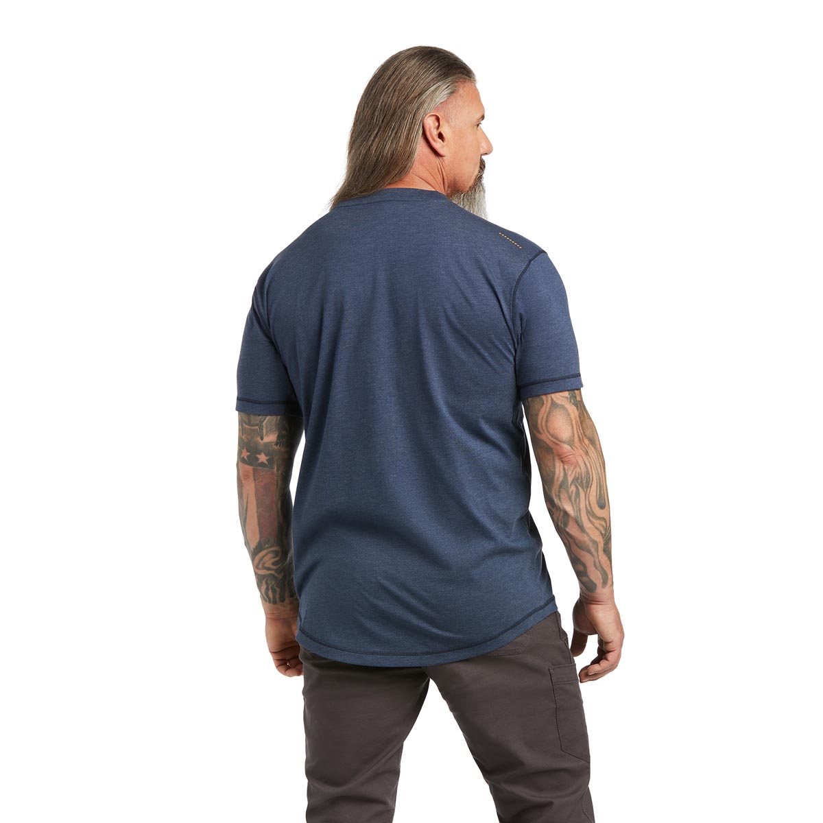 Ariat Men's Rebar Workman T-Shirt-Slate Heather