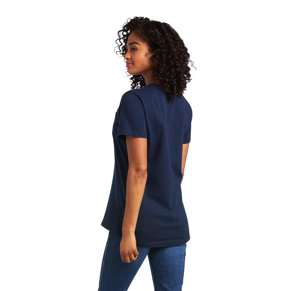 Ariat Women's Rebar Cotton Strong T-Shirt-Navy Eclipse