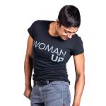 Dovetail Workwear Women's Graphic Crew Neck Tee- Woman Up