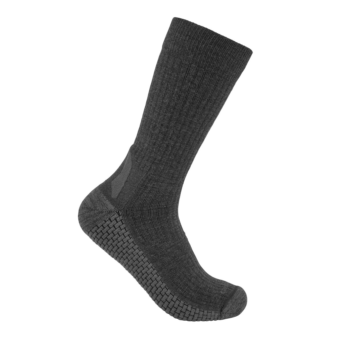 Carhartt Men's Force Grid Midweight Synthetic Merino Wool Blend Crew Sock