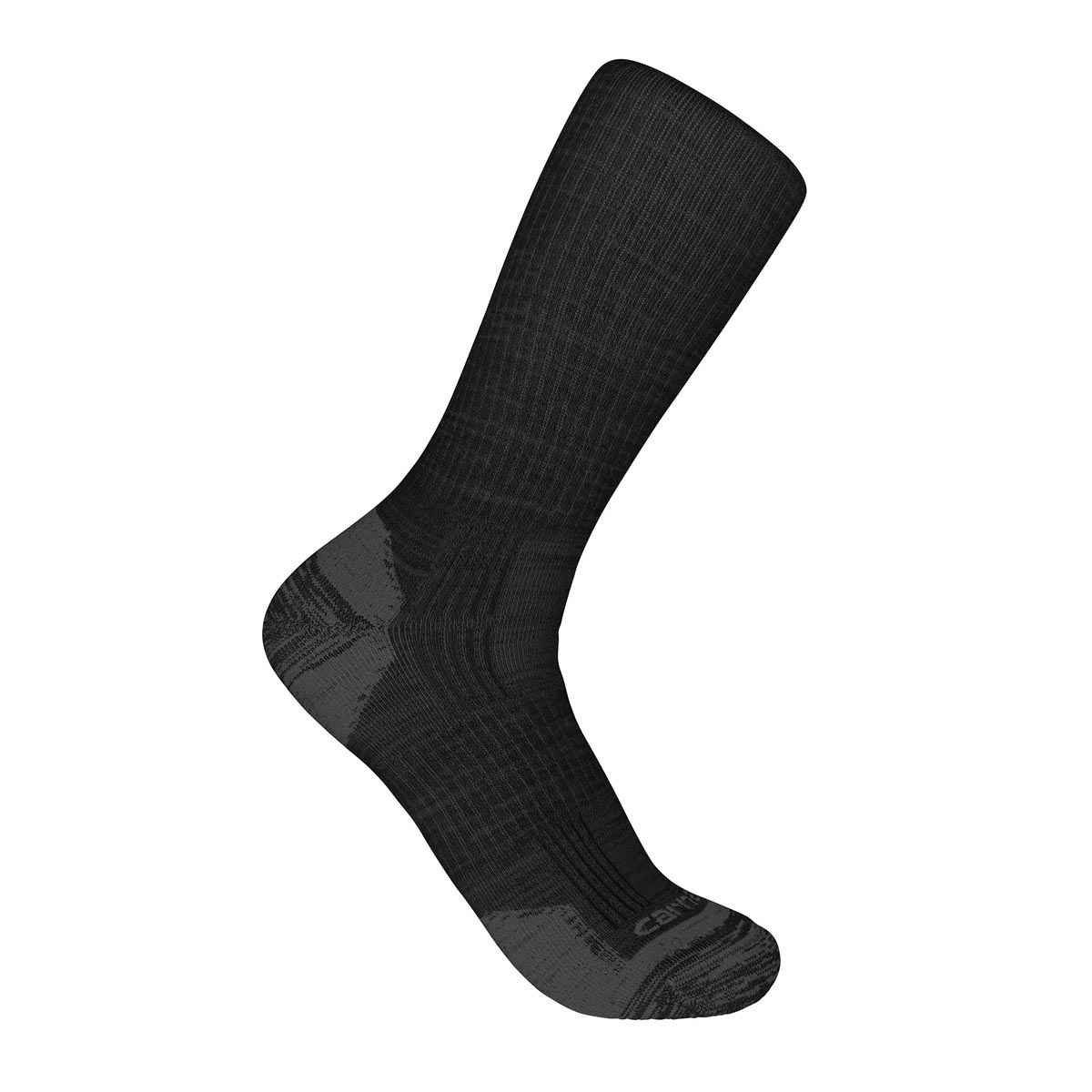 Carhartt Men's Midweight Synthetic-Wool Blend Crew Sock 2 Pack