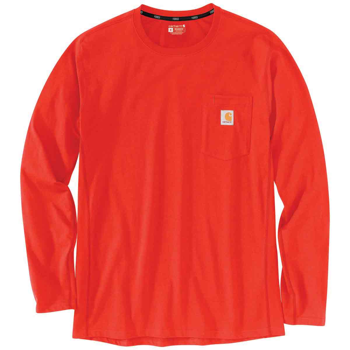 Carhartt Men's Force Relaxed Fit Midweight LS Pocket T-Shirt - Discontinued Pricing