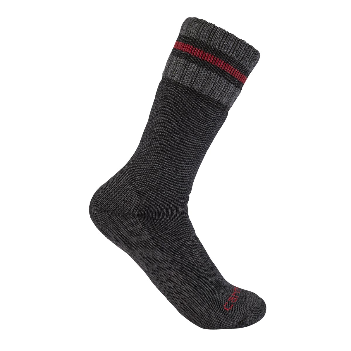 Carhartt Men's Heavyweight Synthetic Wool Blend Boot Sock 2 Pack