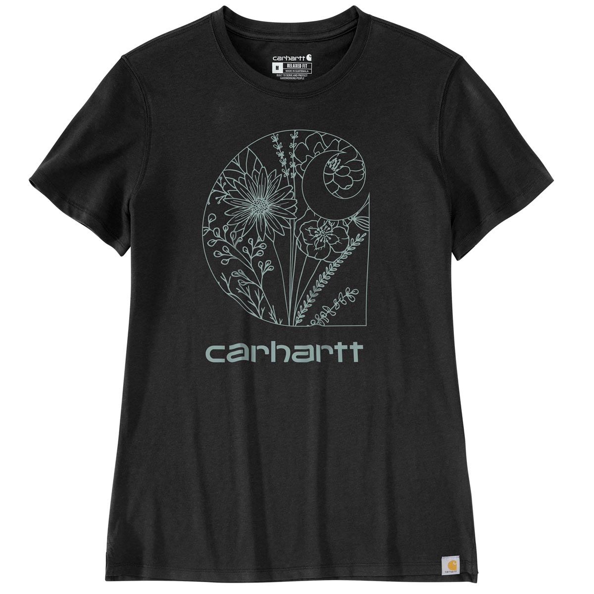 Carhartt Women's Relaxed Fit Lightweight Short-Sleeve Floral C Graphic T-Shirt