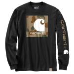 Carhartt Men's Relaxed Fit Heavyweight LS Camo C Graphic T-Shirt