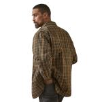 Ariat Men's Rebar Flannel Insulated Shirt Jacket -Wren Plaid