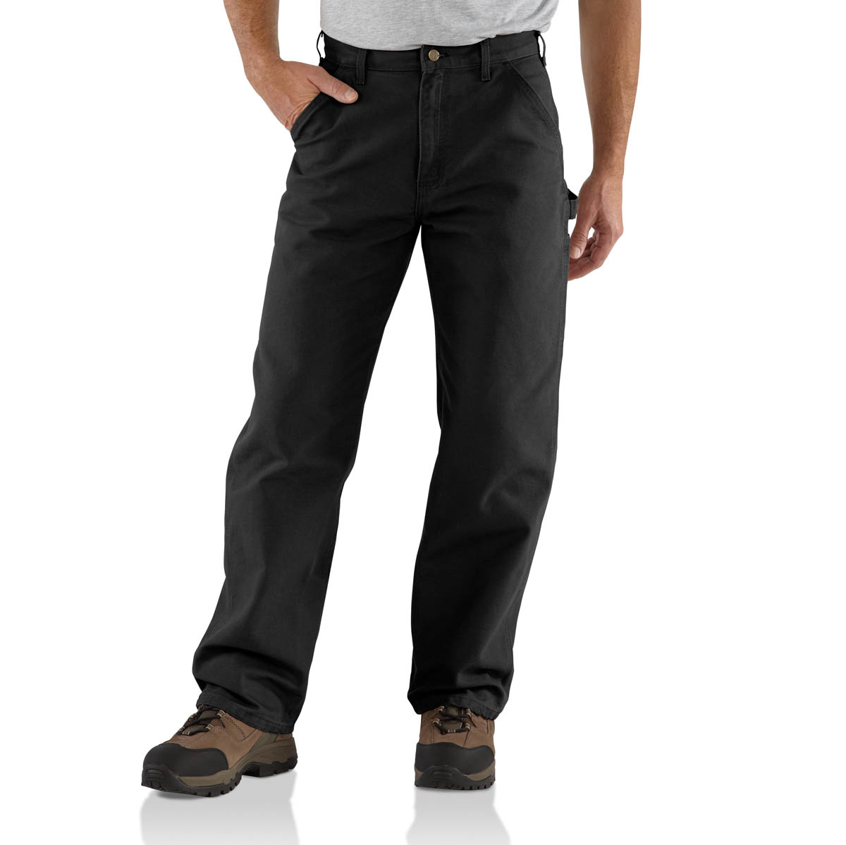 protein fitting to manage Carhartt Men's Loose Fit Washed Duck Utility Work Pant