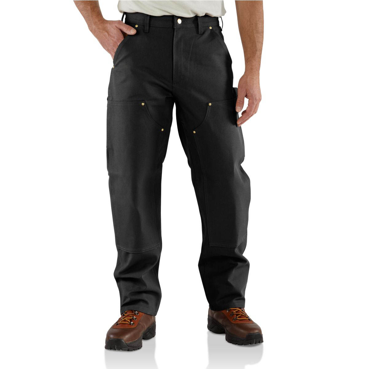 Flame-resistant pants from Dovetail Workwear made for female welders