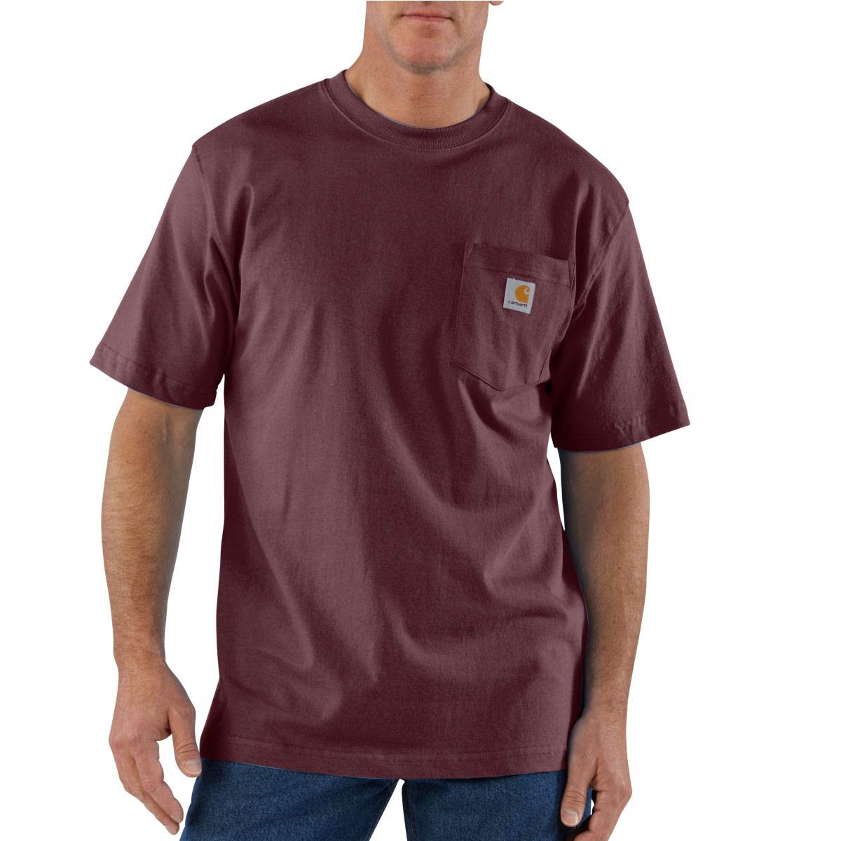 Frieed Mens Crewneck Slim Cotton Pockets Summer Short Sleeve T-Shirt Tee 