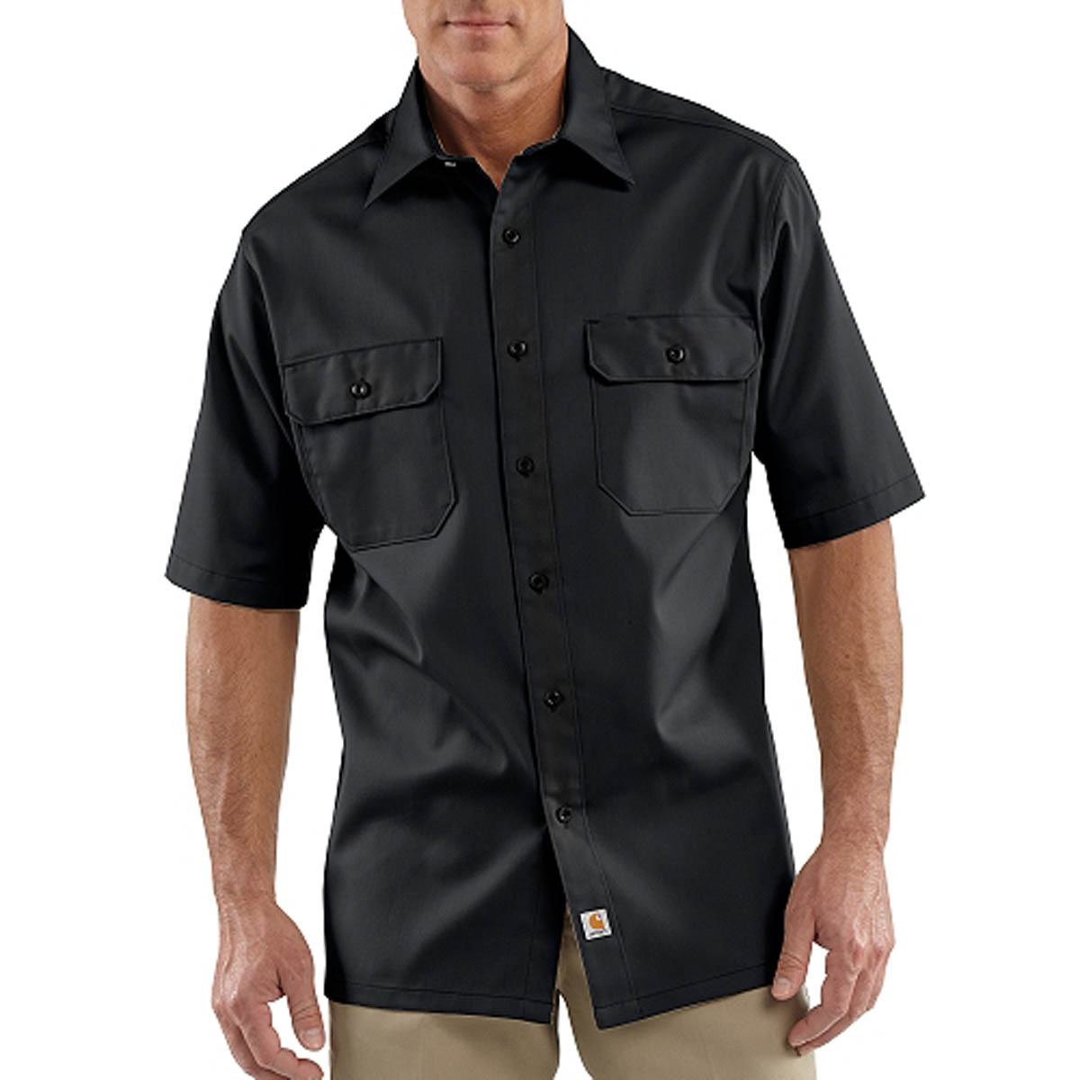 Carhartt Men's Twill Short Sleeve Work Shirt