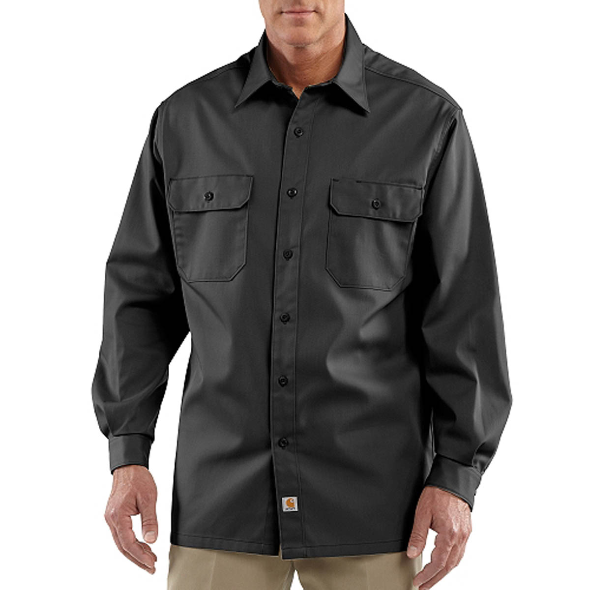 Carhartt Men's Twill Long Sleeve Work Shirt