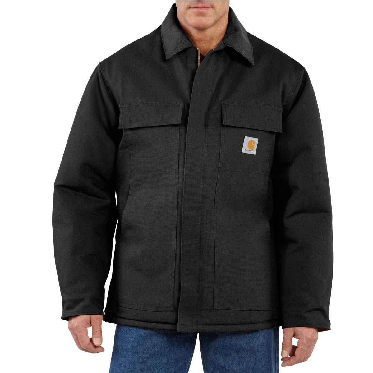 Carhartt Men's Loose Fit Firm Duck Insulated Traditional Coat ...