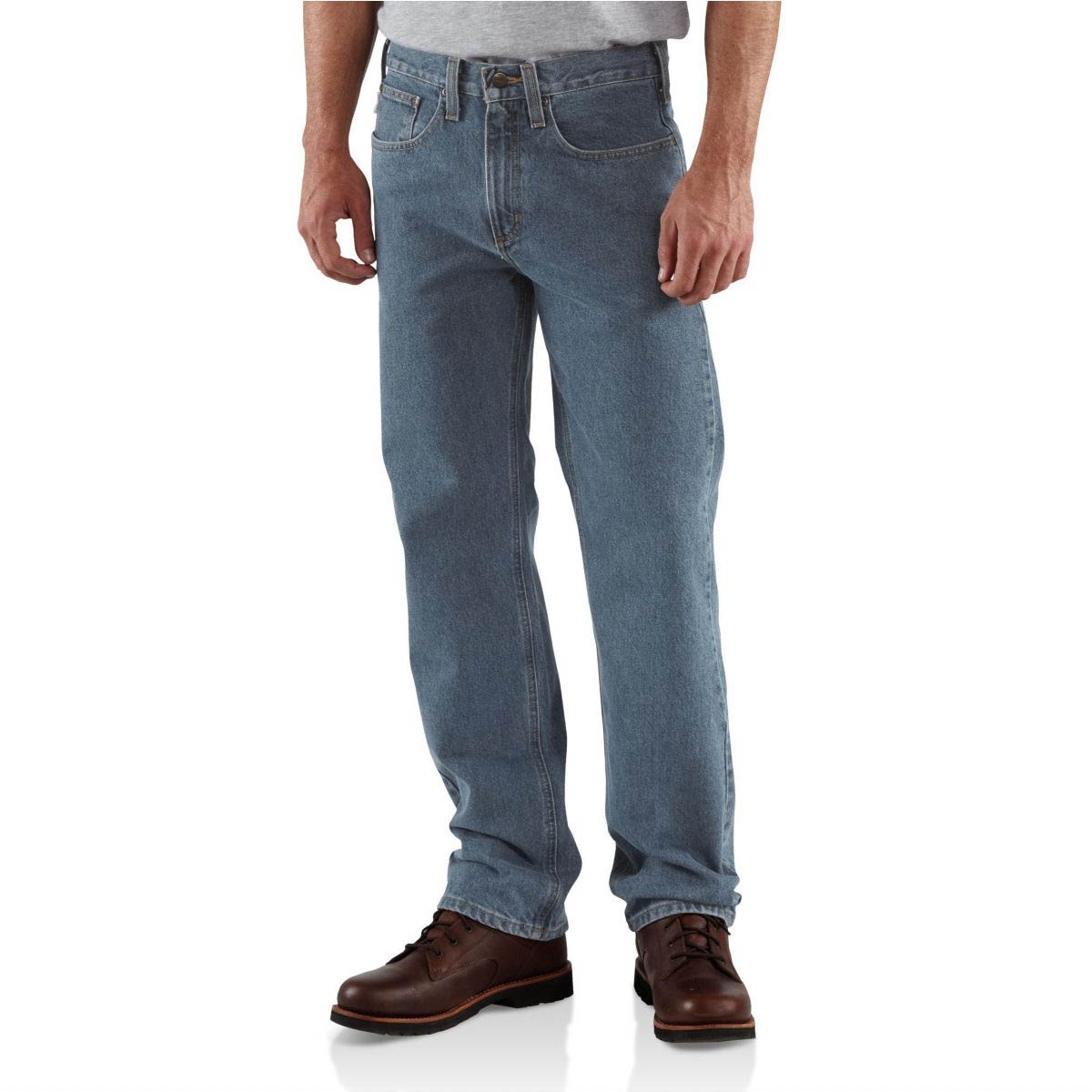 Carhartt Mens Traditional Fit Jean Straight Leg