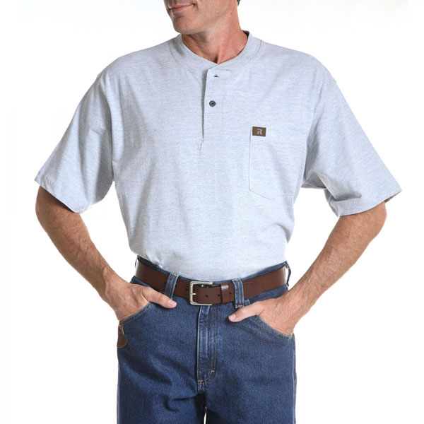 Wrangler Men's Riggs Workwear Short Sleeve Henley