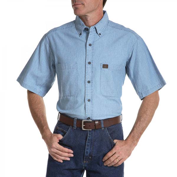 Wrangler Men's Riggs Workwear Chambray Work Shirt