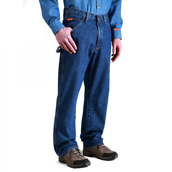 Wrangler Mens Riggs Workwear Pants Flame Resistant Carpenter Jean