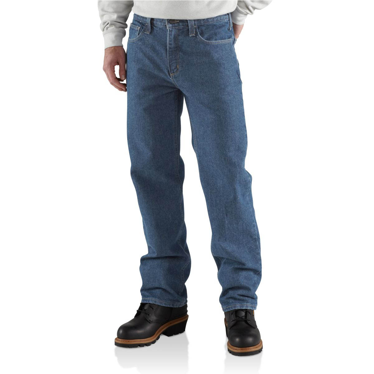 Carhartt Mens Flame Resistant Utility Jean Relaxed Fit