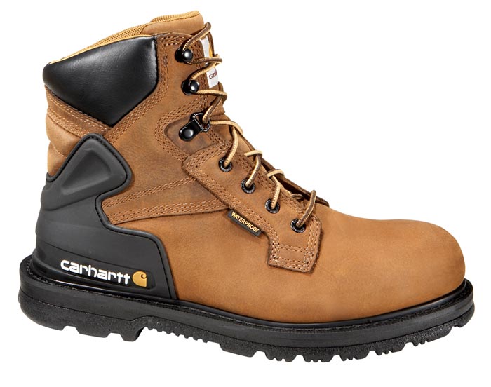 Carhartt Mens 6 Inch Bison Waterproof Work Boot Steel Toe