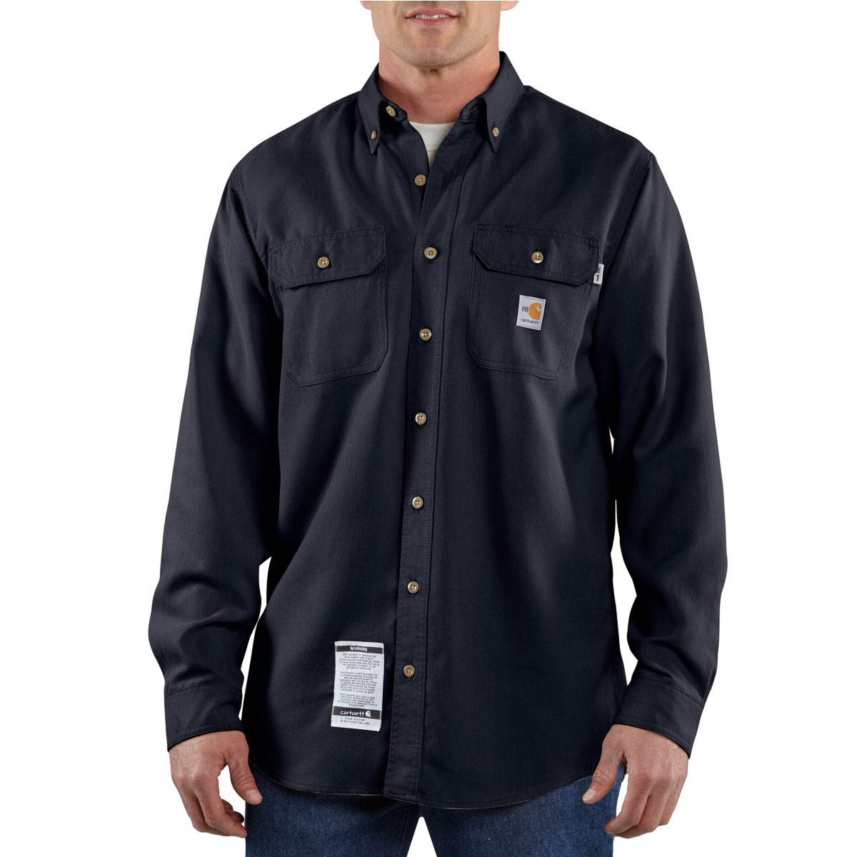 Carhartt Mens Flame Resistant Work Shirt