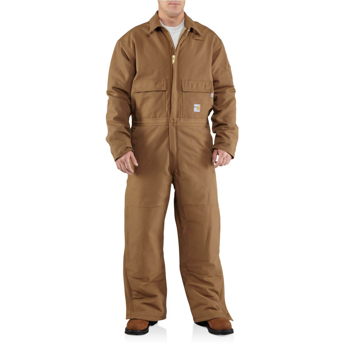Carhartt Mens Flame Resistant Duck Coverall Quilt Lined