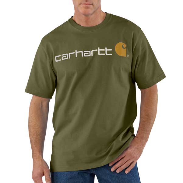 Carhartt Signature Logo Short Sleeve T Shirt Discontinued Pricing
