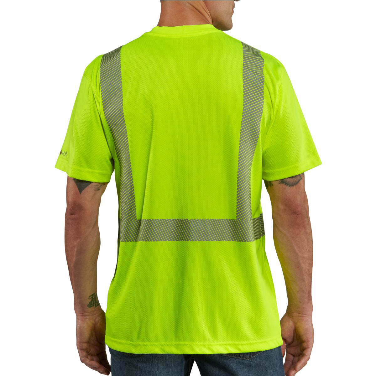 Carhartt Mens Force High Visibility Short Sleeve Class 2 T Shirt