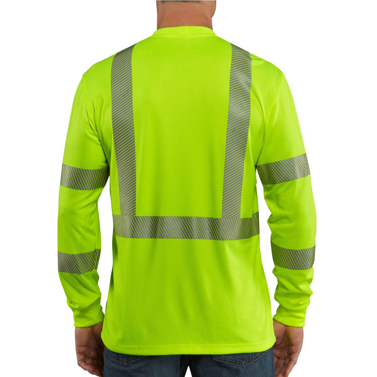 Carhartt Men's High Visibility Long Sleeve Class 3 T Shirt