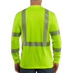 Carhartt Men's High-Visibility Long Sleeve Class 3 T-Shirt