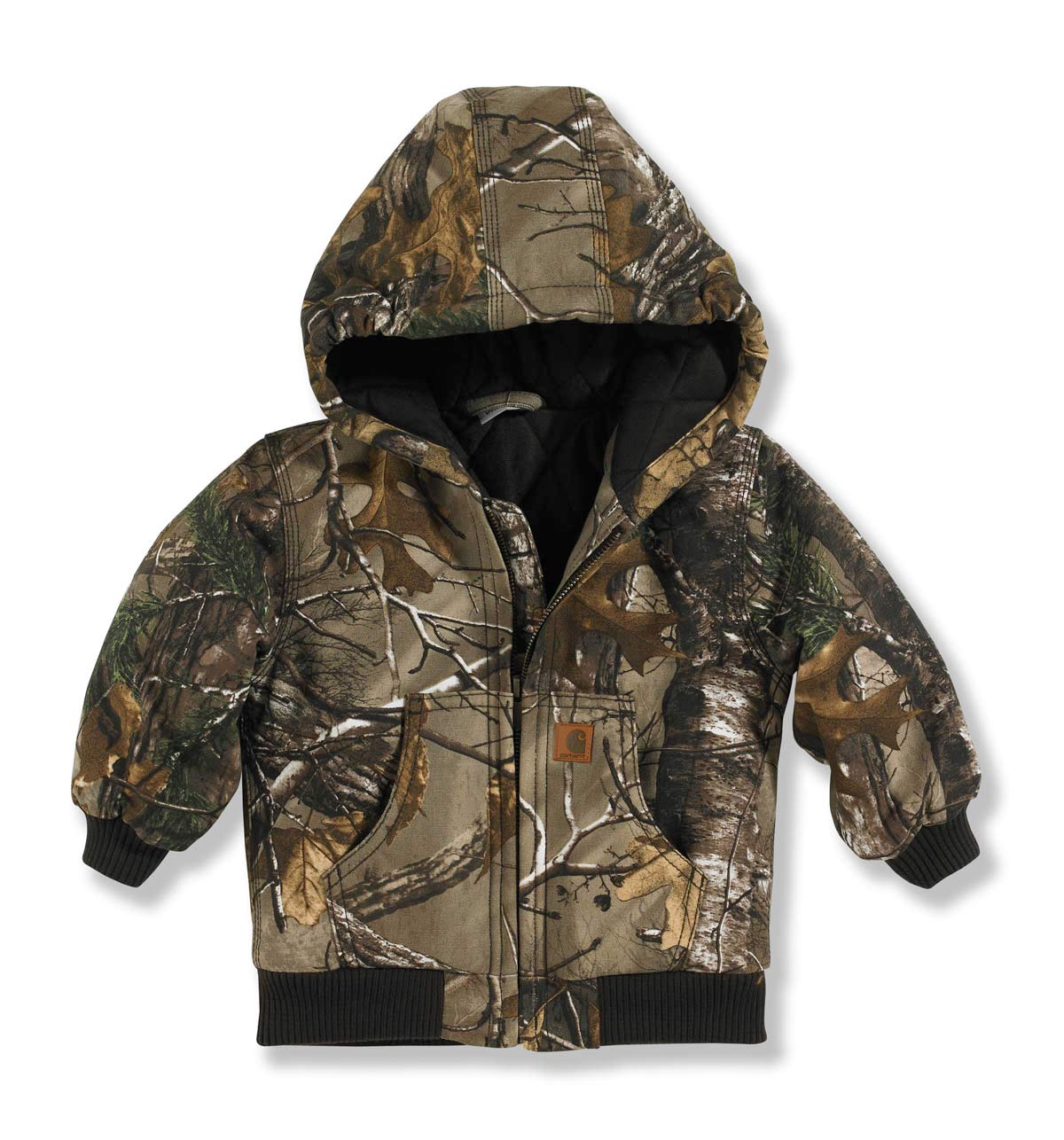 Carhartt Infant Boys Work Camo Active Jac Quilted Flannel Lined