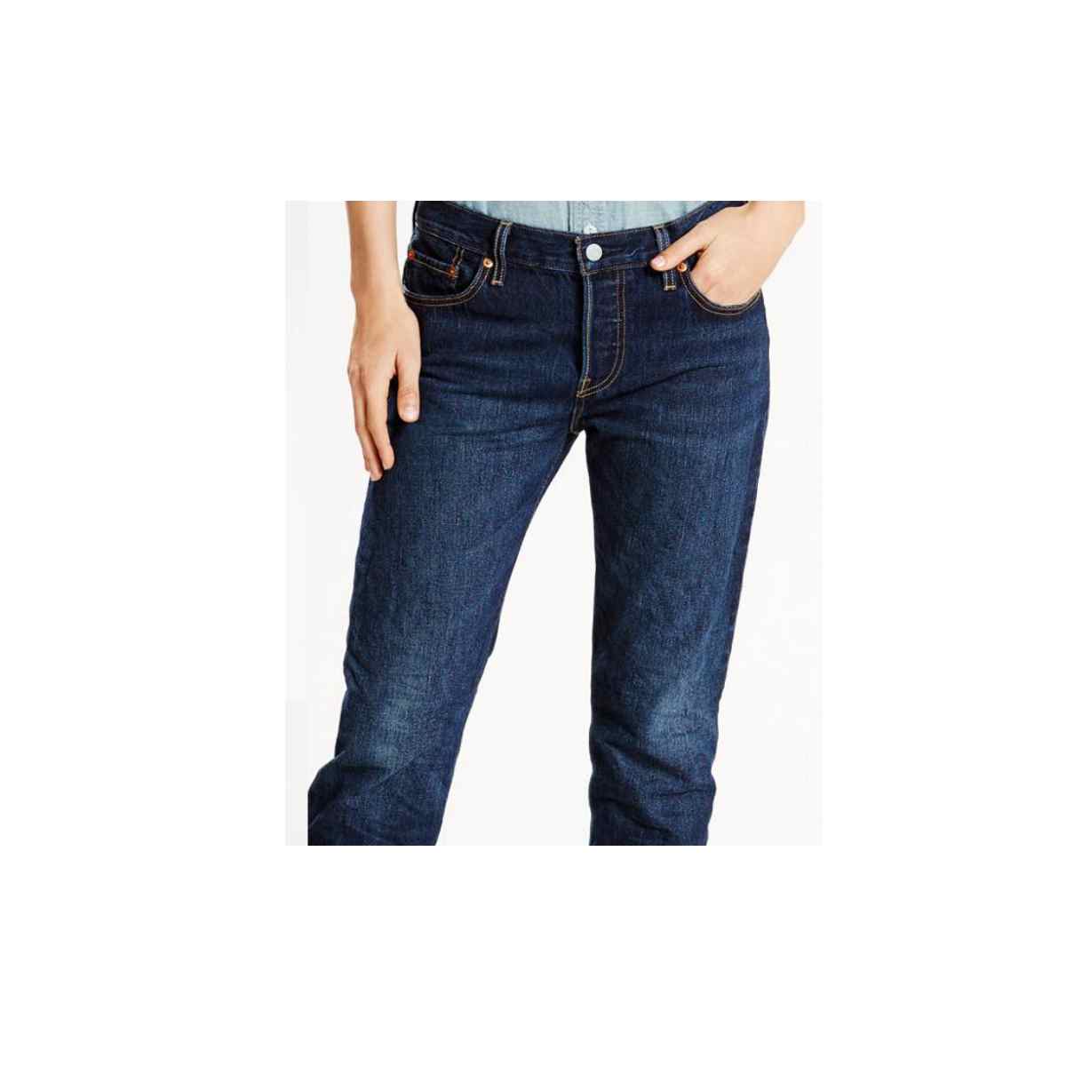 Levi Womens 501 Customized and Tapered Jeans