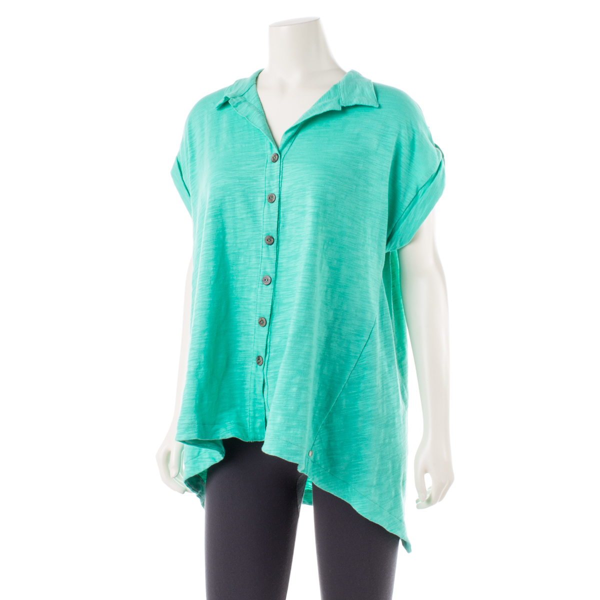 Neon Buddha Womans Maggie Swing Shirt Extended Size