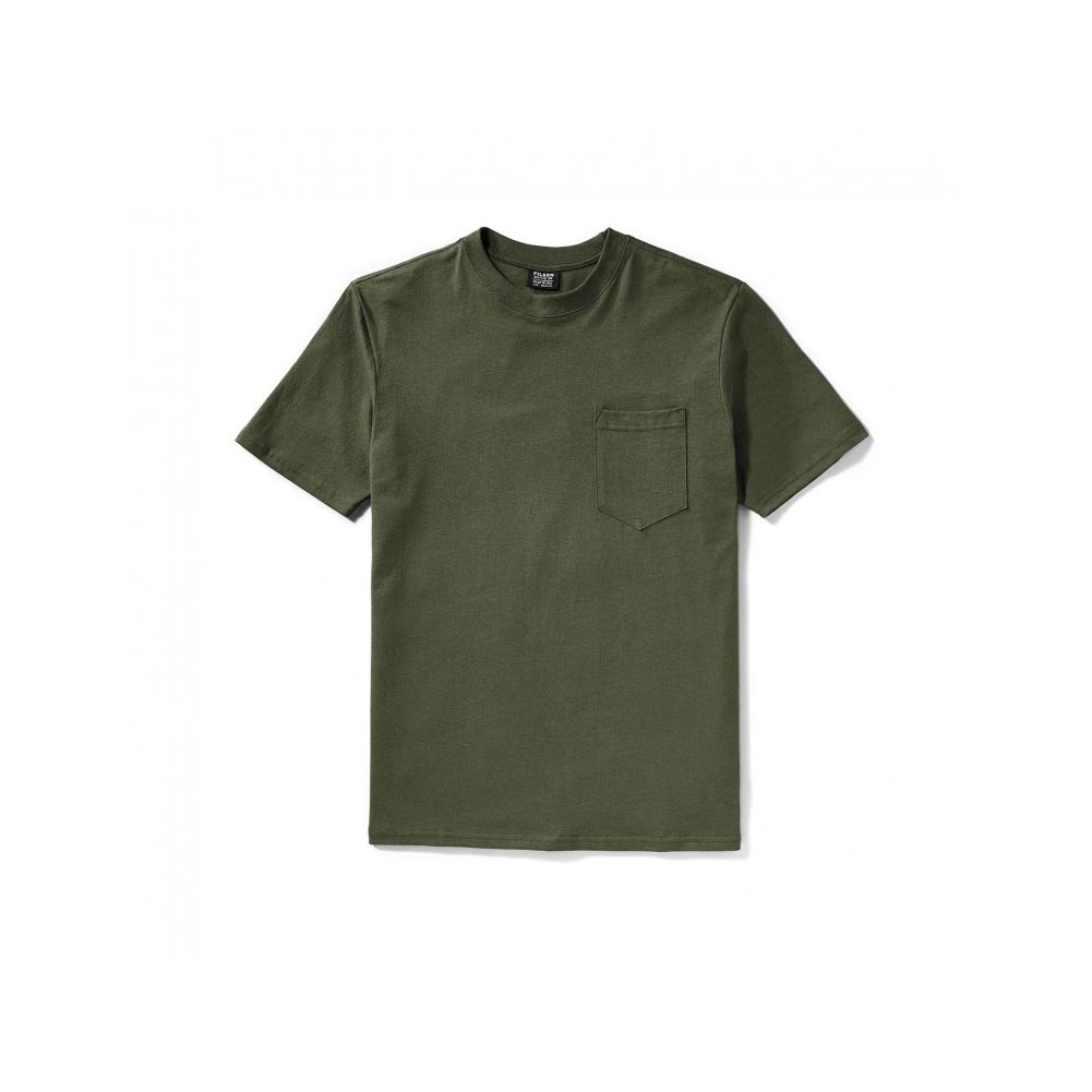 Filson Men's Short Sleeve Outfitter Solid Pocket Tee Otter Green