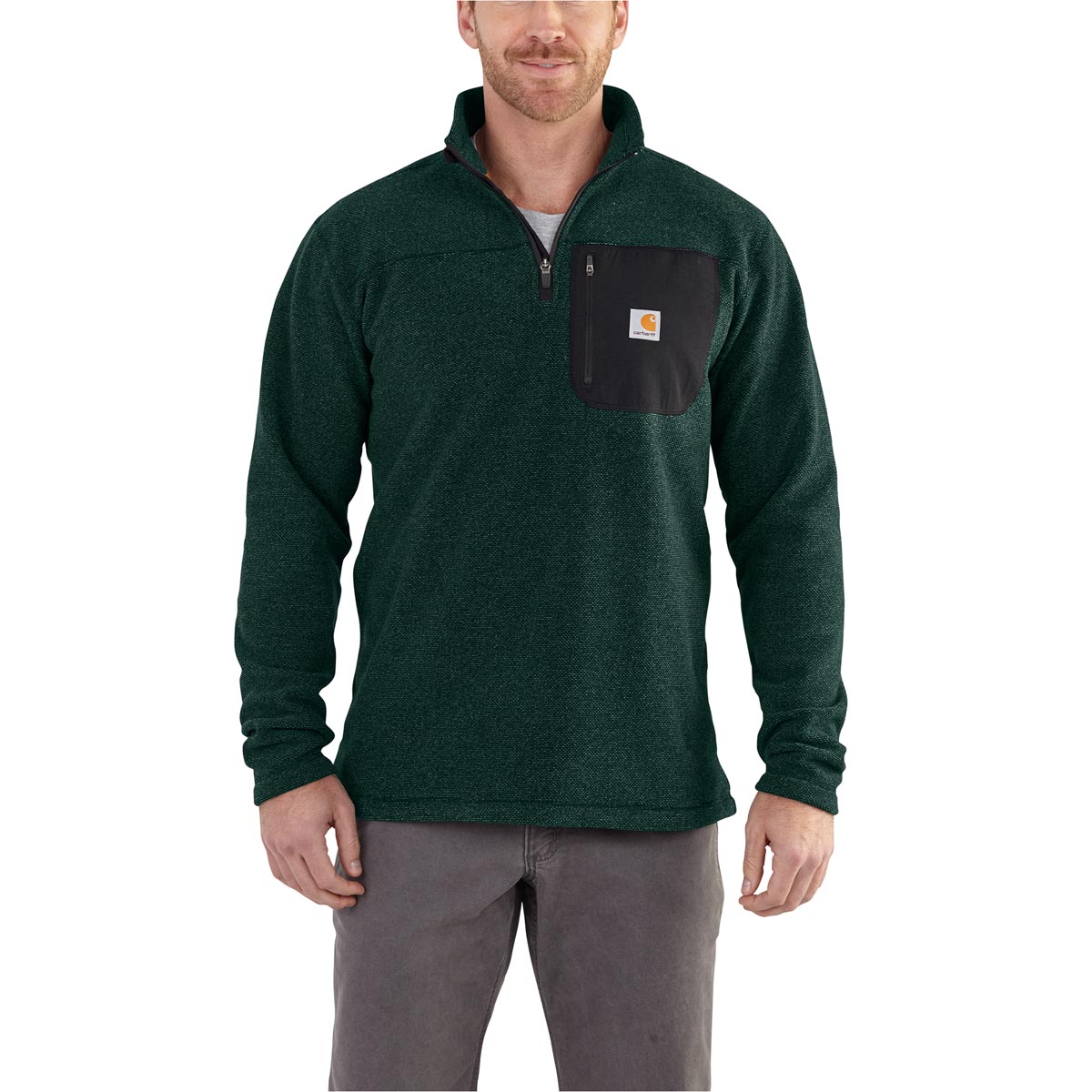 Carhartt Mens Walden Quarter Zip Sweater Fleece