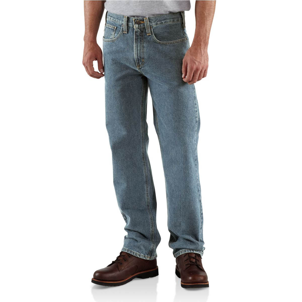 Carhartt Men's Traditional Fit Jean Straight Leg Discontinued Pricing