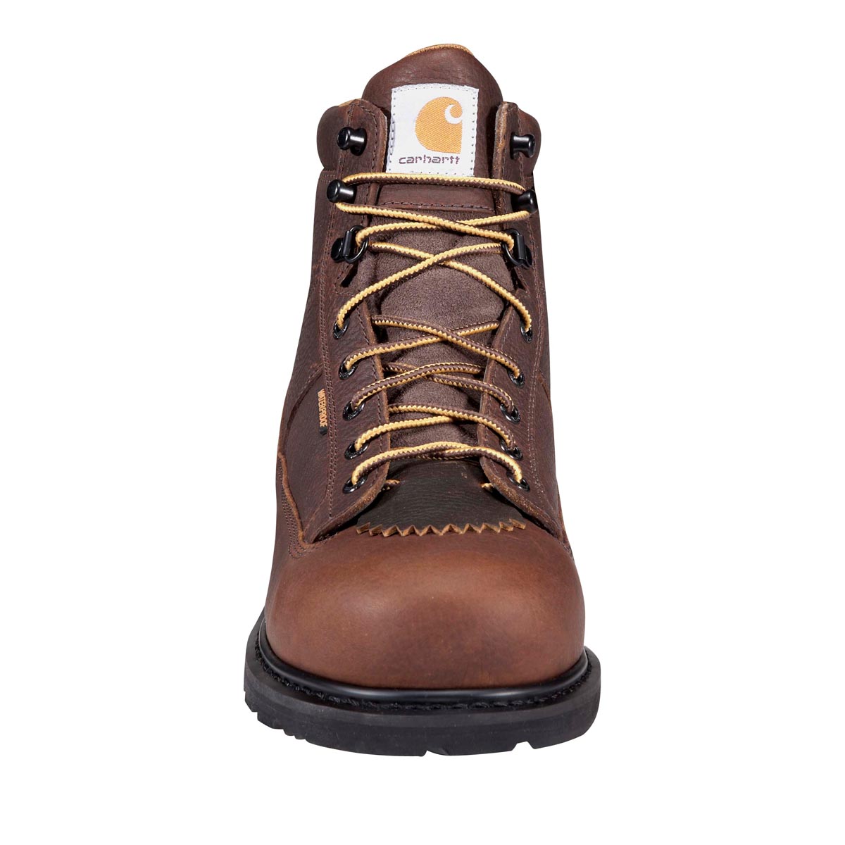 Carhartt Mens 6 Inch Brown Waterproof Work Boot Non Safety Toe