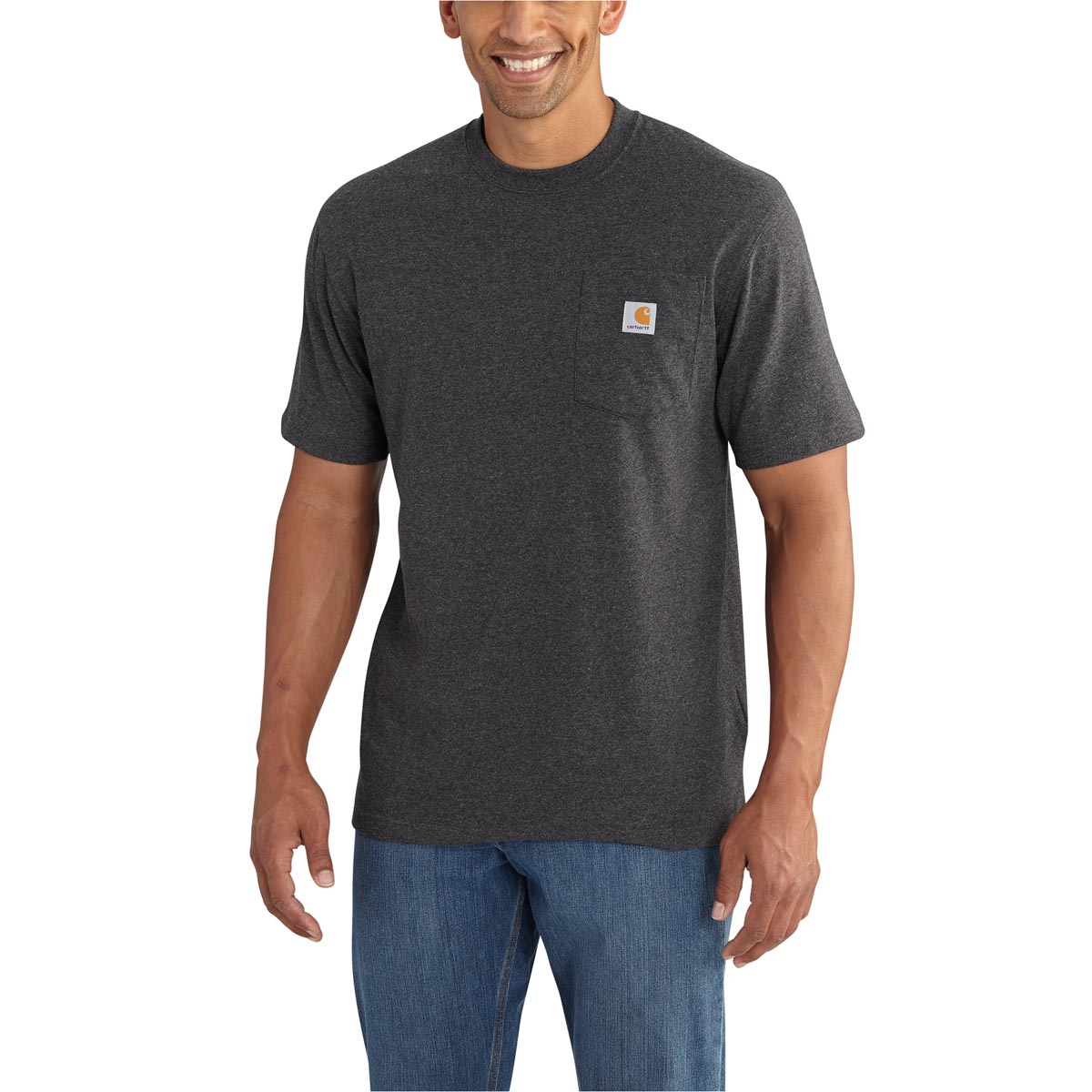 Carhartt Mens Workwear Graphic Branded C Pocket Short Sleeve T Shirt