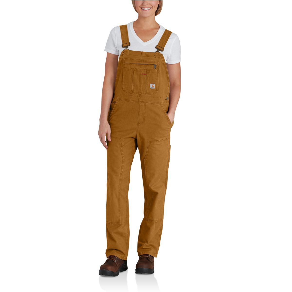 Carhartt Womens Crawford Double Front Bib Overalls