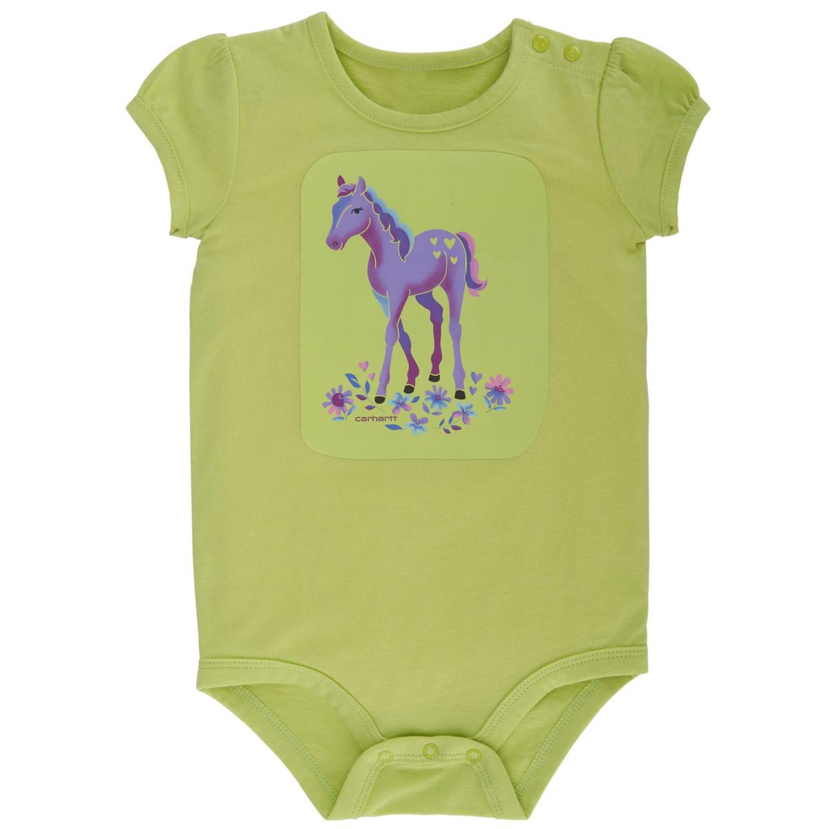 Carhartt Infant Girls' I Heart Horses Bodyshirt