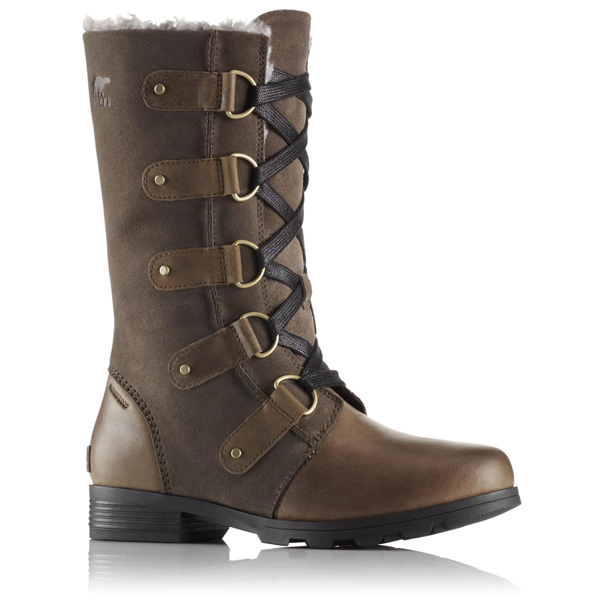 womens sorel emelie lace up boot